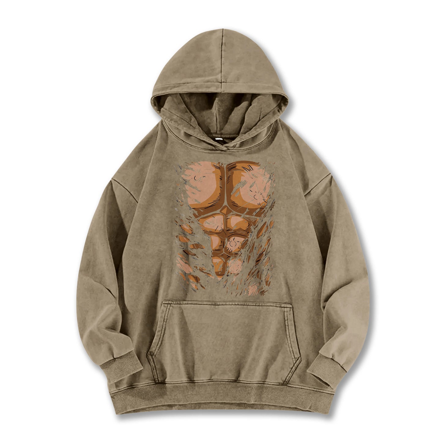 Ultimate Grappler's 6-Pack Abs Vintage Hoodie