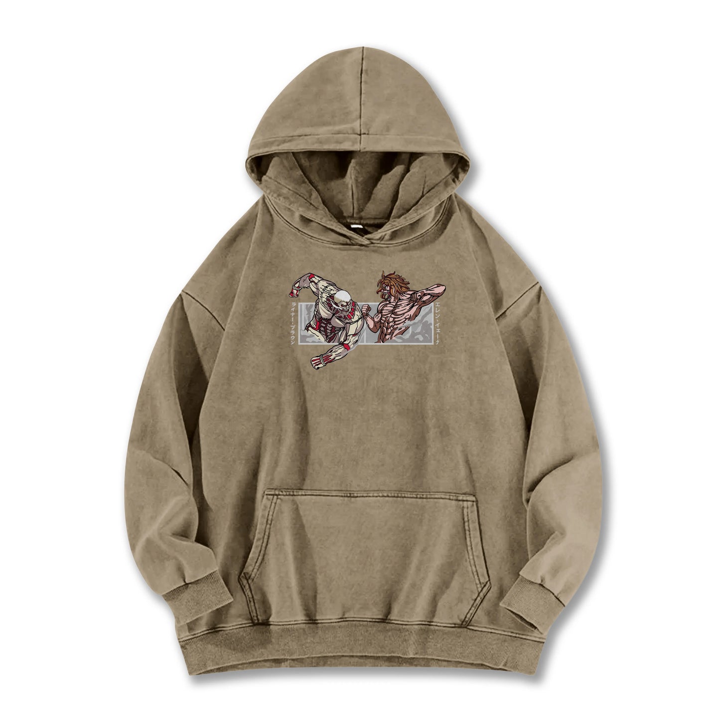 Titan Siege Wall - Titans Fighting Vintage Hoodie