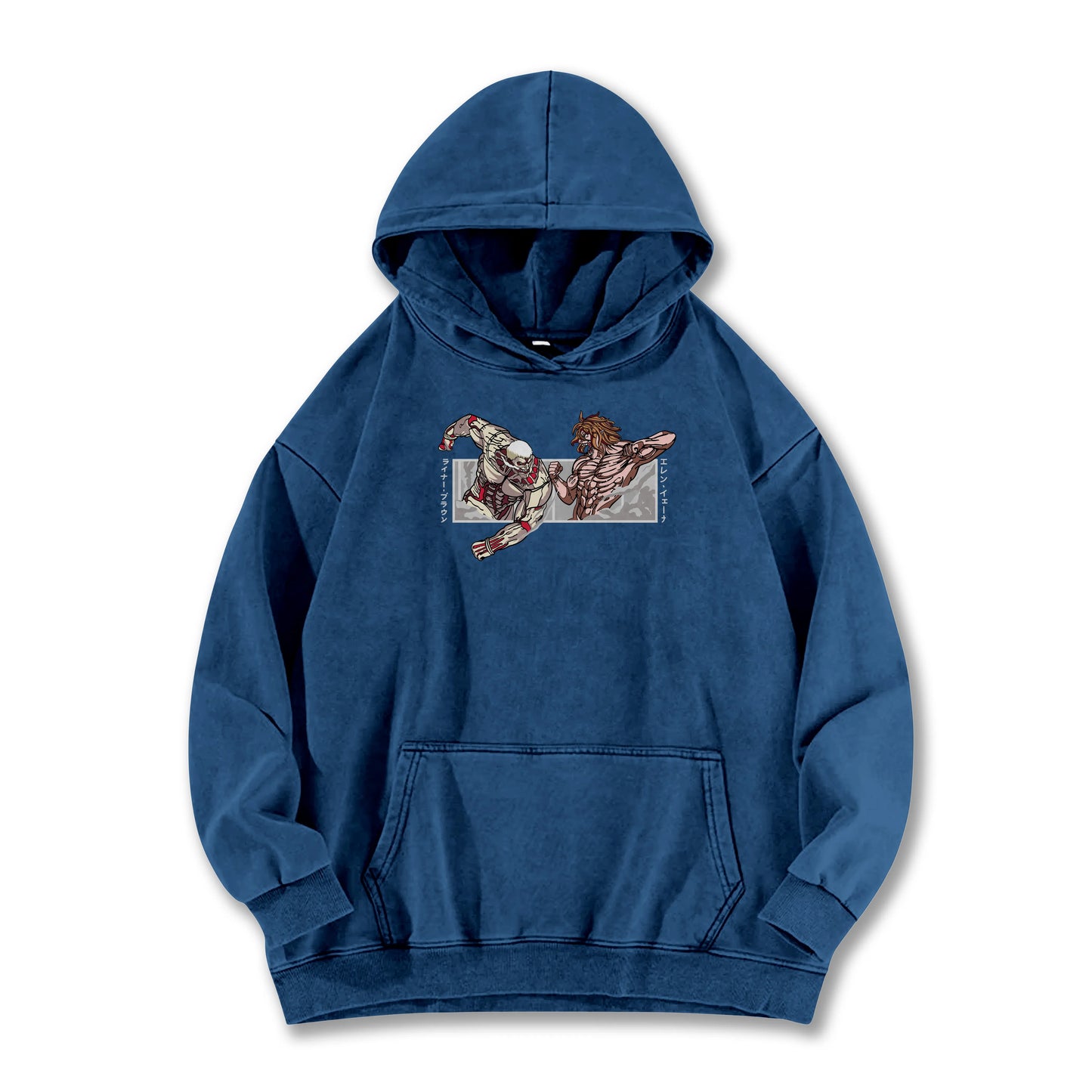 Titan Siege Wall - Titans Fighting Vintage Hoodie