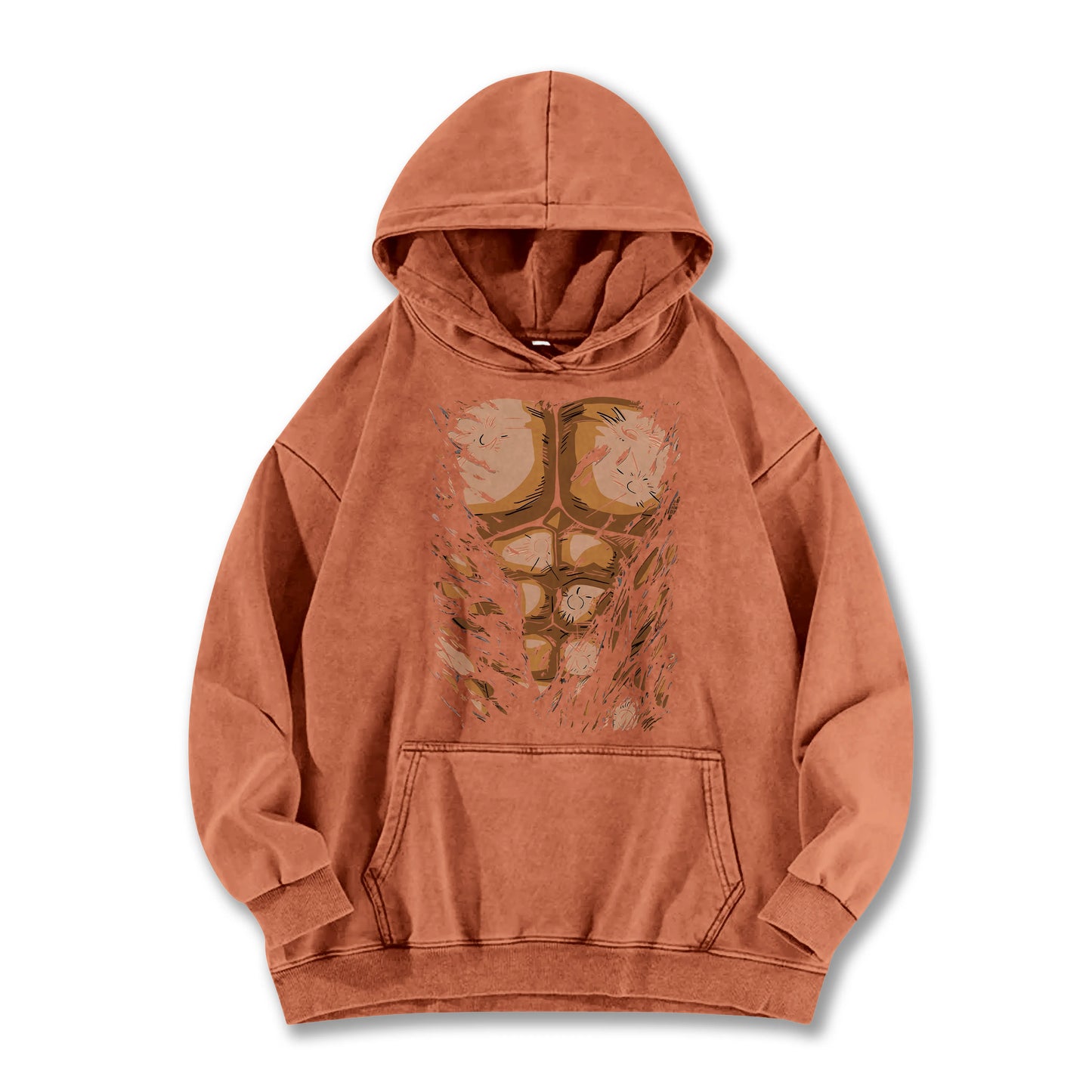 Ultimate Grappler's 6-Pack Abs Vintage Hoodie