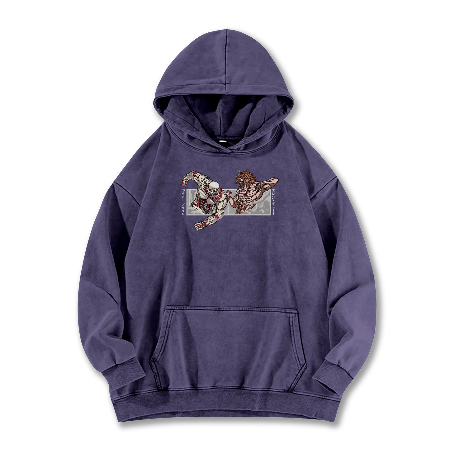 Titan Siege Wall - Titans Fighting Vintage Hoodie