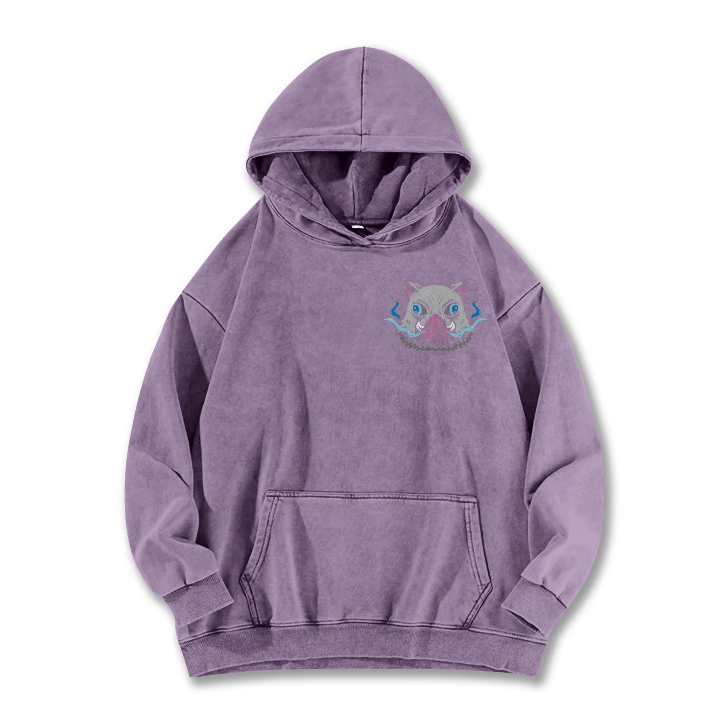 Blade of Demon Hunters Boar Head Fighter V2 Vintage Hoodie