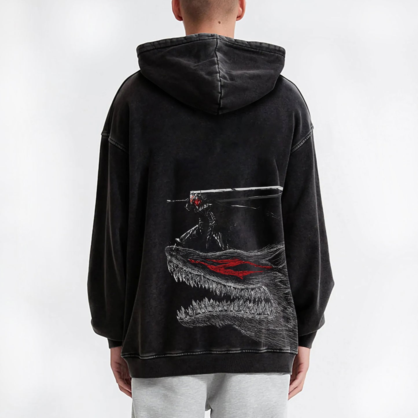 Dark Sword Saga Swordsman V3 Vintage Hoodie