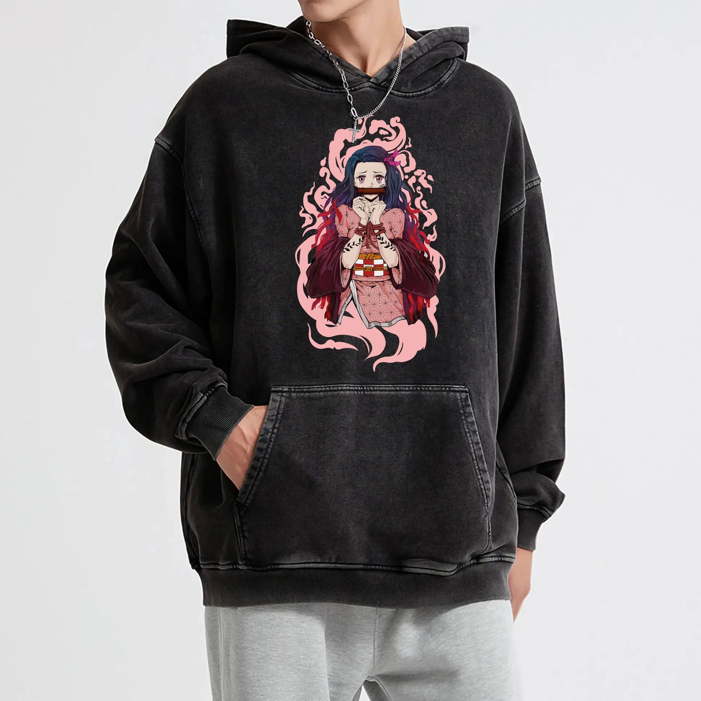 Blade of the Demon Hunters Nezuko Vintage Hoodie