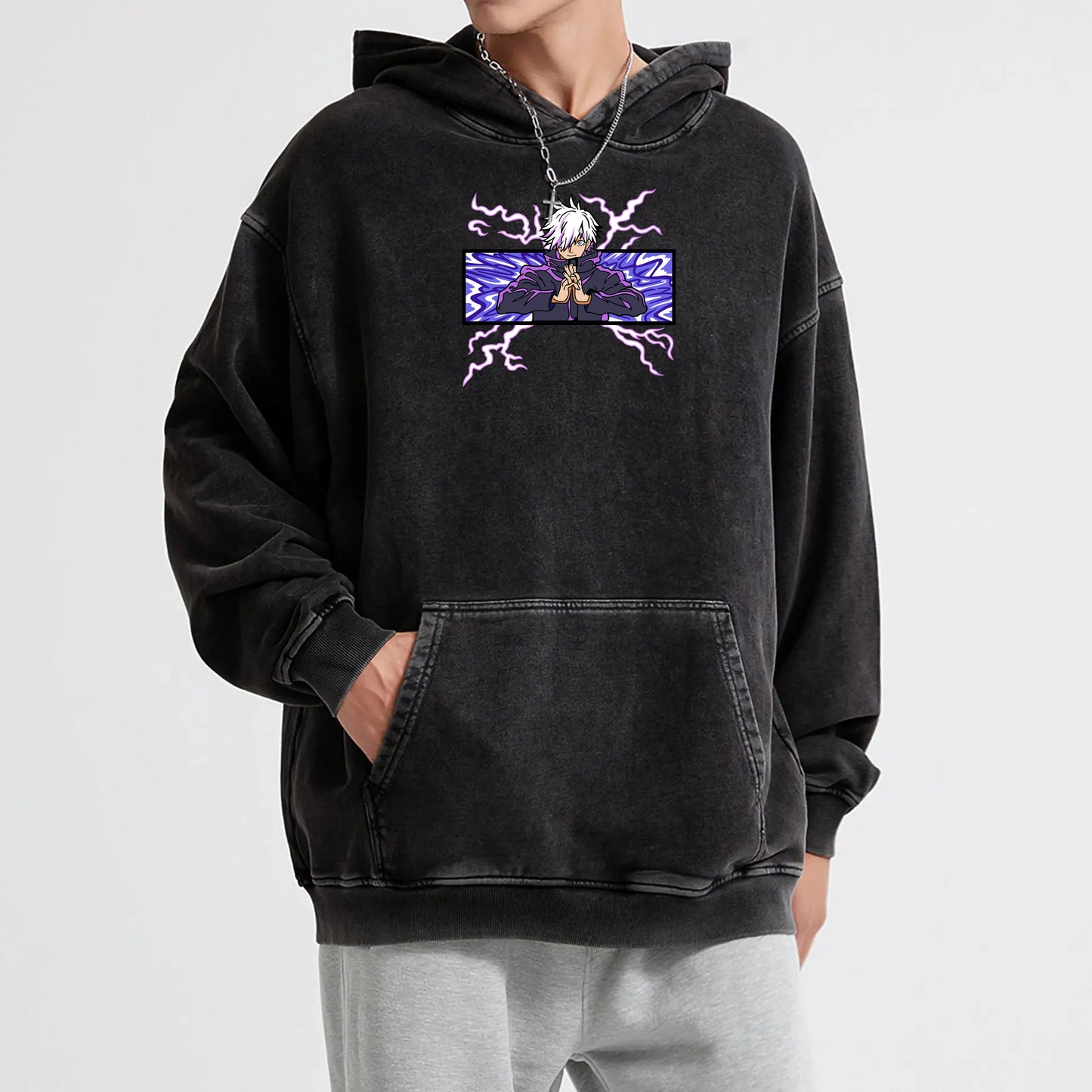 Tokyo Sorcery Gojo Satoru Vintage Hoodie