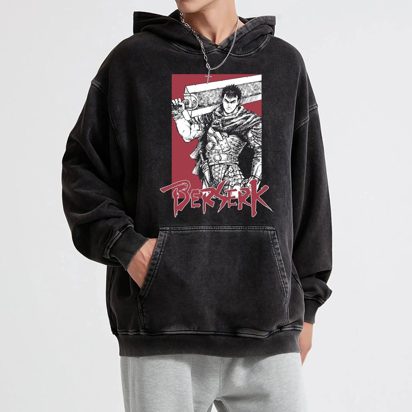 Dark Sword Saga Swordsman V8 Vintage Hoodie