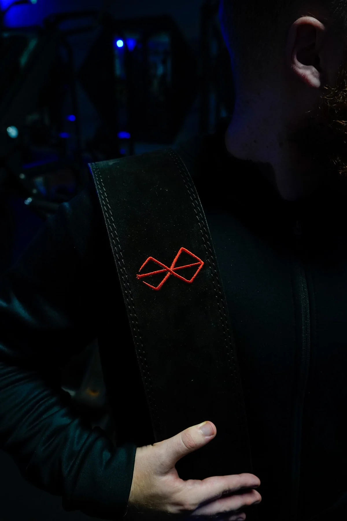 Dark Sword Saga Tormented Embroidered Gym Lever Belt