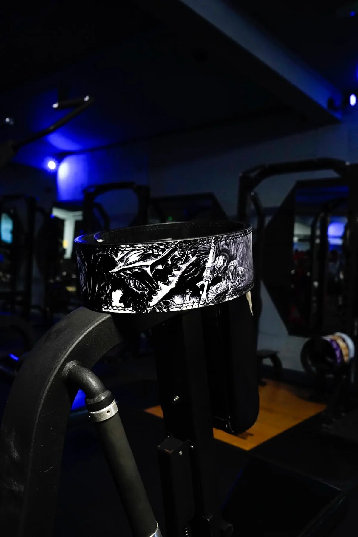 Dark Sword Saga Black Swordsman Gym Lever Belt