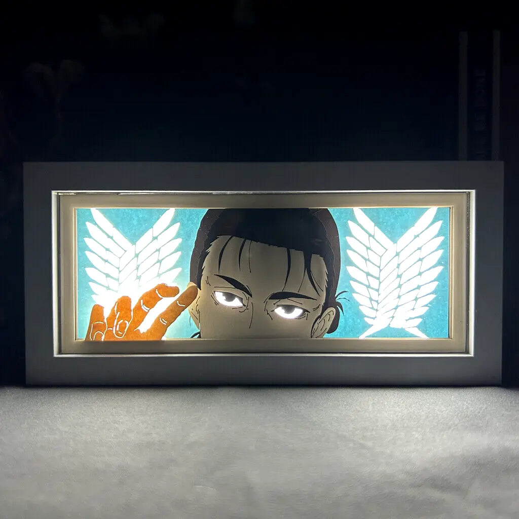 Boîte lumineuse Eren Yaeger L'Attaque des Titans