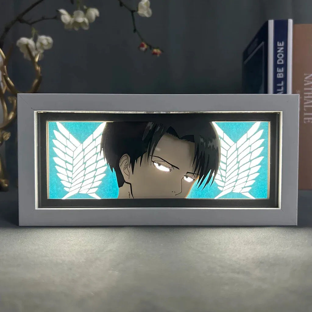 Boîte à lumière Levi Ackerman de l'Attaque des Titans