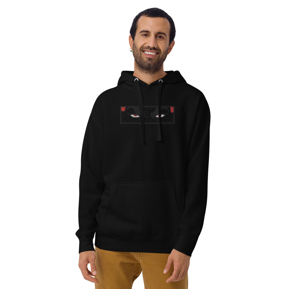 Baki - Yujiro Hanma Blackout Hoodie (bestickt)