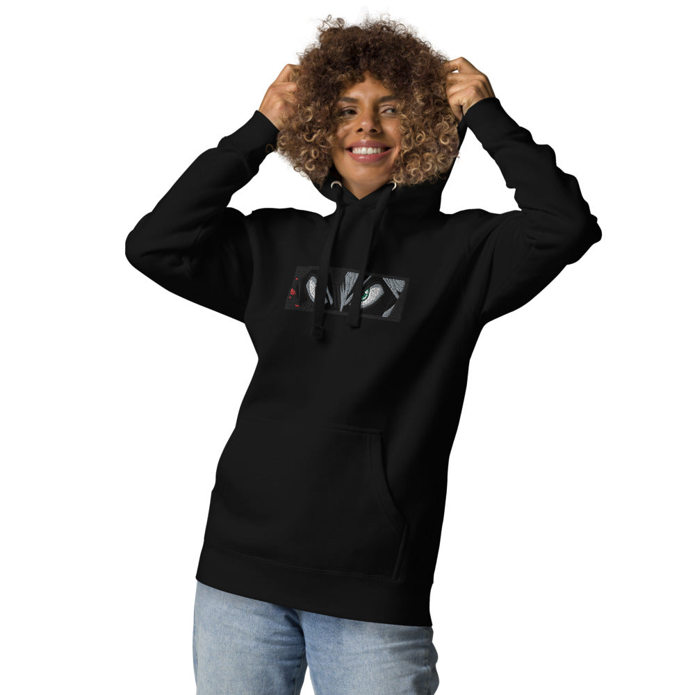 Sweat à capuche Black Clover Asta Demon Transformation Blackout (brodé)