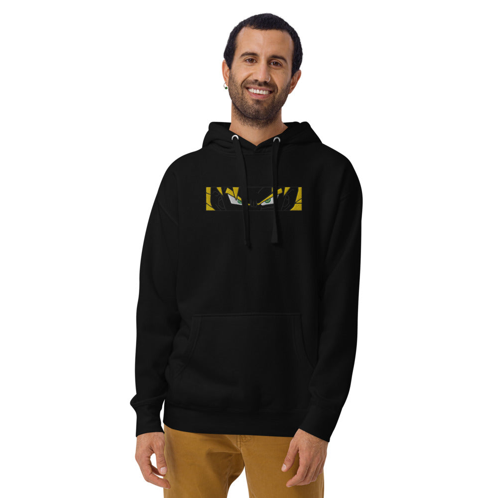 Dragon Ball Z Goku SS1 Blackout-Kapuzenpullover (bestickt)