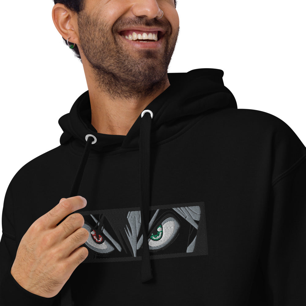 Sweat à capuche Black Clover Asta Demon Transformation Blackout (brodé)