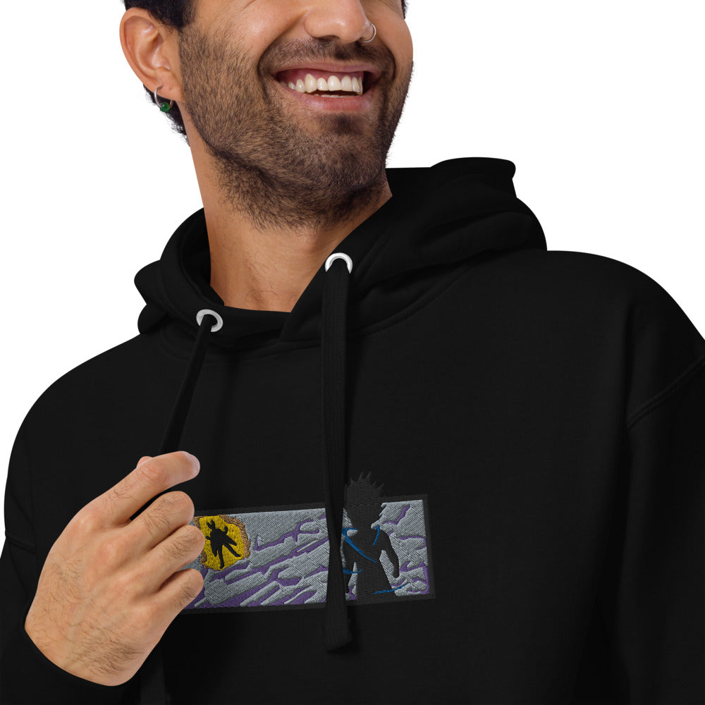 Dragon Ball Z – Kapuzenpullover „Gohan vs. Cell“ (bestickt)