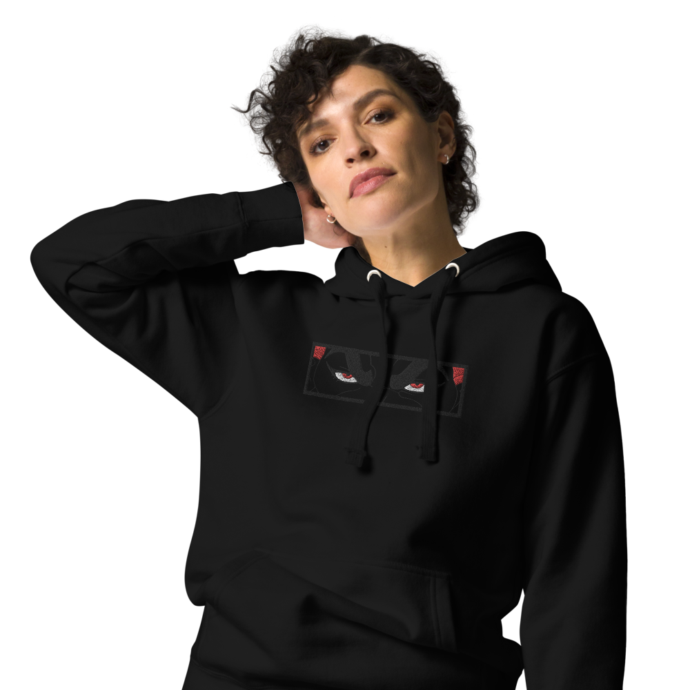 Baki - Yujiro Hanma Blackout Hoodie (bestickt)