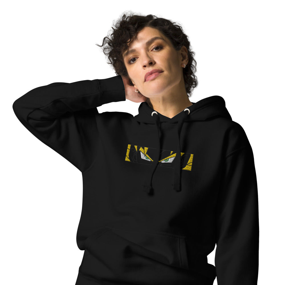 Dragon Ball Z Goku SS1 Blackout-Kapuzenpullover (bestickt)
