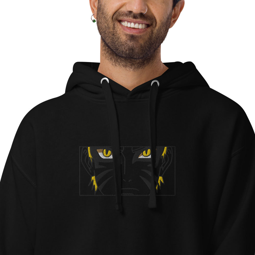 Hidden Leaf Shinobi Kyuubi + Sage Mode Blackout Hoodie (Embroidered)