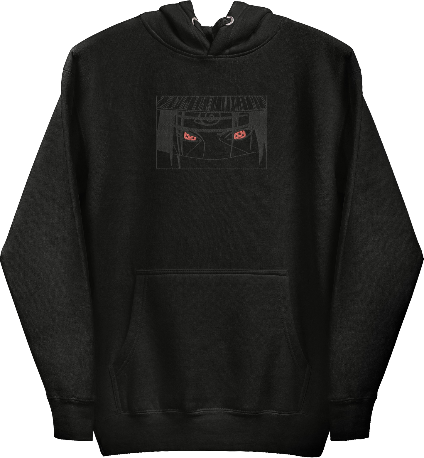 Sweat à capuche Naruto-Itachi Blackout Forsaken V2 (brodé)