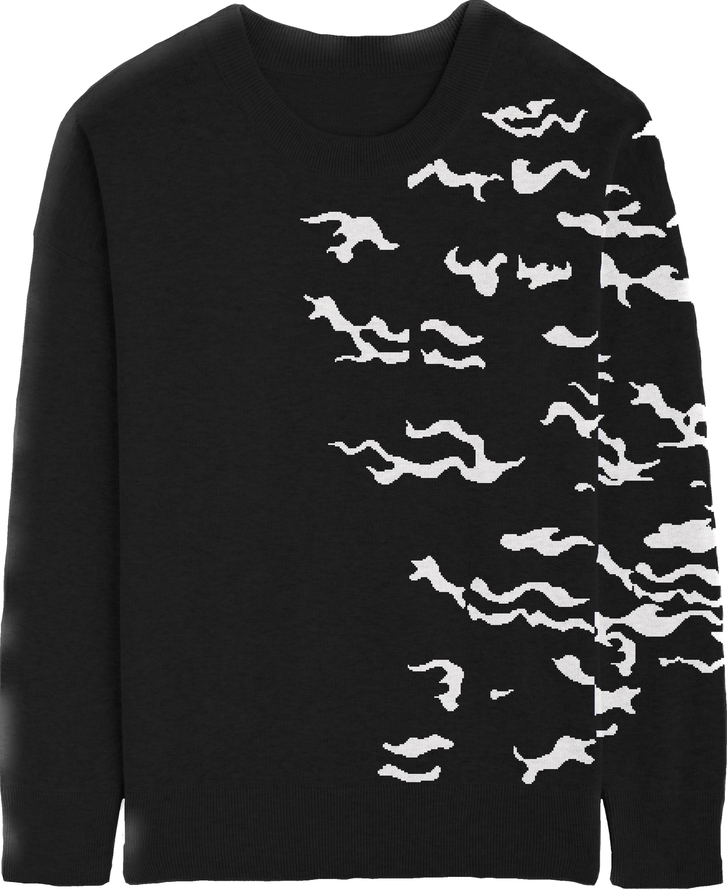 Hidden Leaf Shinobi Curse Mark Hand Knit Sweater