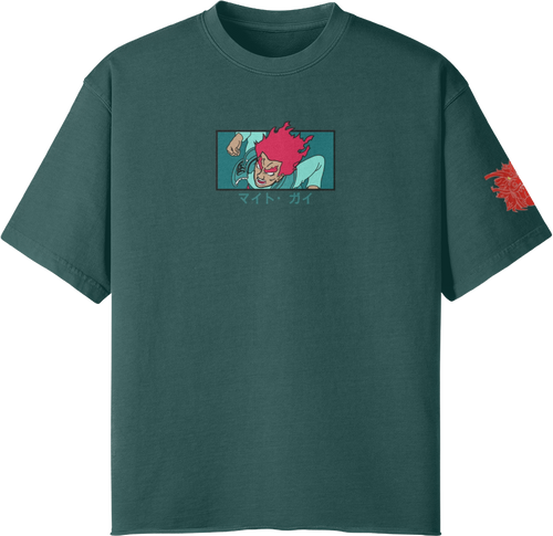 Hidden Leaf Shinobi Green Beast 8 Gates Boxy T-Shirt
