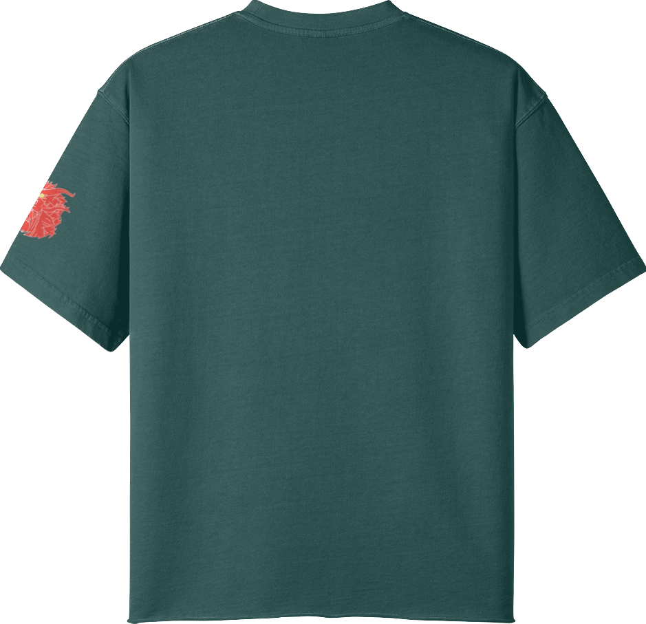 Green Beast 8 Gates Boxy T-Shirt