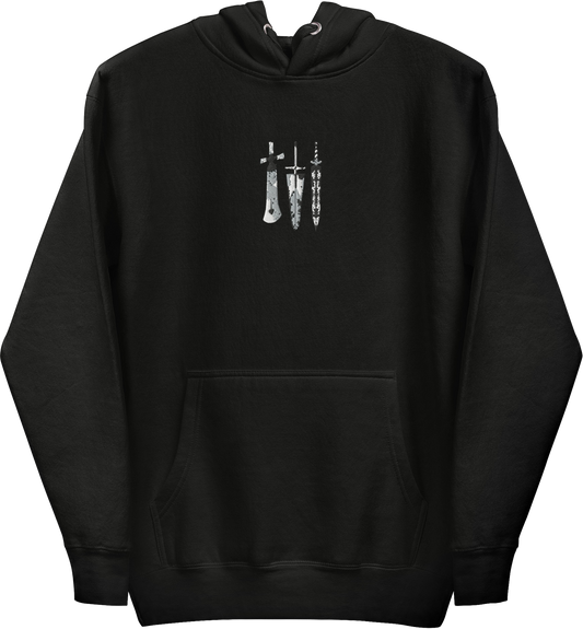 Clover Magic Anti-Magic Knight Demon Swords Hoodie (Embroidered)