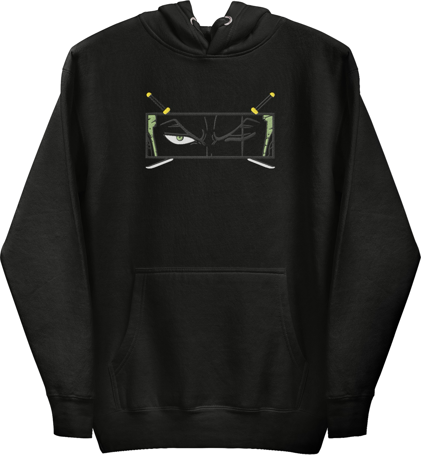 Pirate King’s Voyage Pirate Hunter Swordsman Blackout Hoodie (Embroidered)