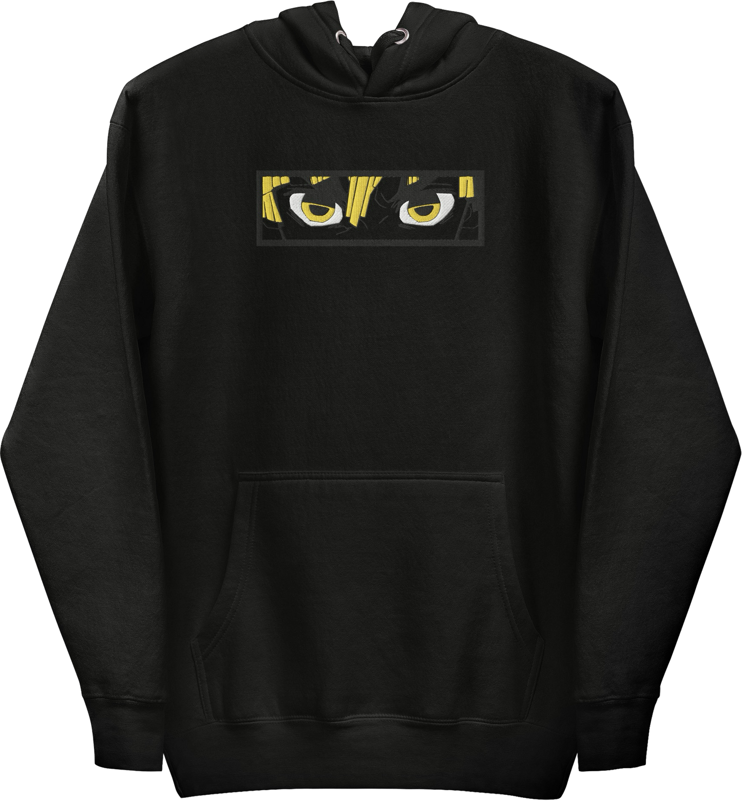 Demon Slayer Zenitsu Blackout-Kapuzenpullover (bestickt)