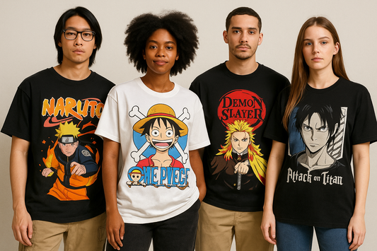 From Naruto to One Piece: Iconic Anime T-Shirts You Can't Miss