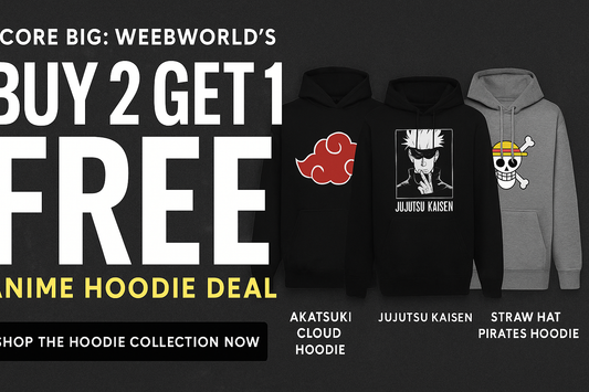 Score Big: WeebWorld's Buy 2 Get 1 Free Anime Hoodie Deal