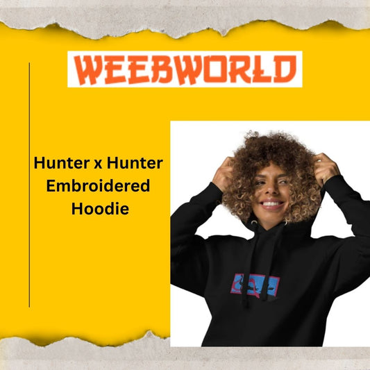 Hunter x Hunter Embroidered Hoodie – The Ultimate Anime Streetwear for Fans