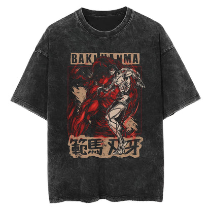 Ultimate Grappler Hanma V2 Vintage T-Shirt