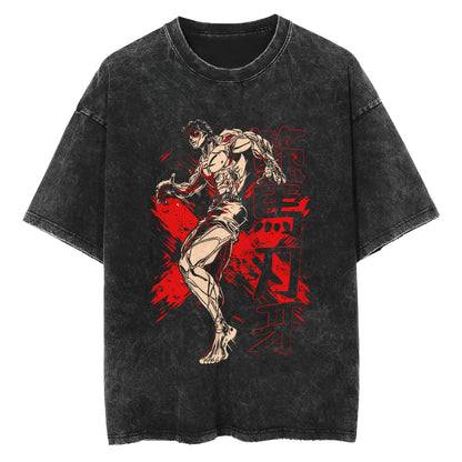 Ultimate Grappler Hanma V7 Vintage T-Shirt