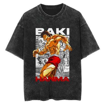Ultimate Grappler Hanma V4 Vintage T Shirt