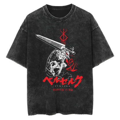 Dark Sword Saga Swordsman V2 Vintage T Shirt