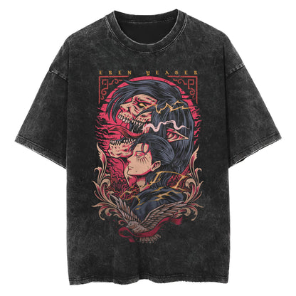 Angriff auf Titan Eren Yeager Angriff Titan T-Shirt