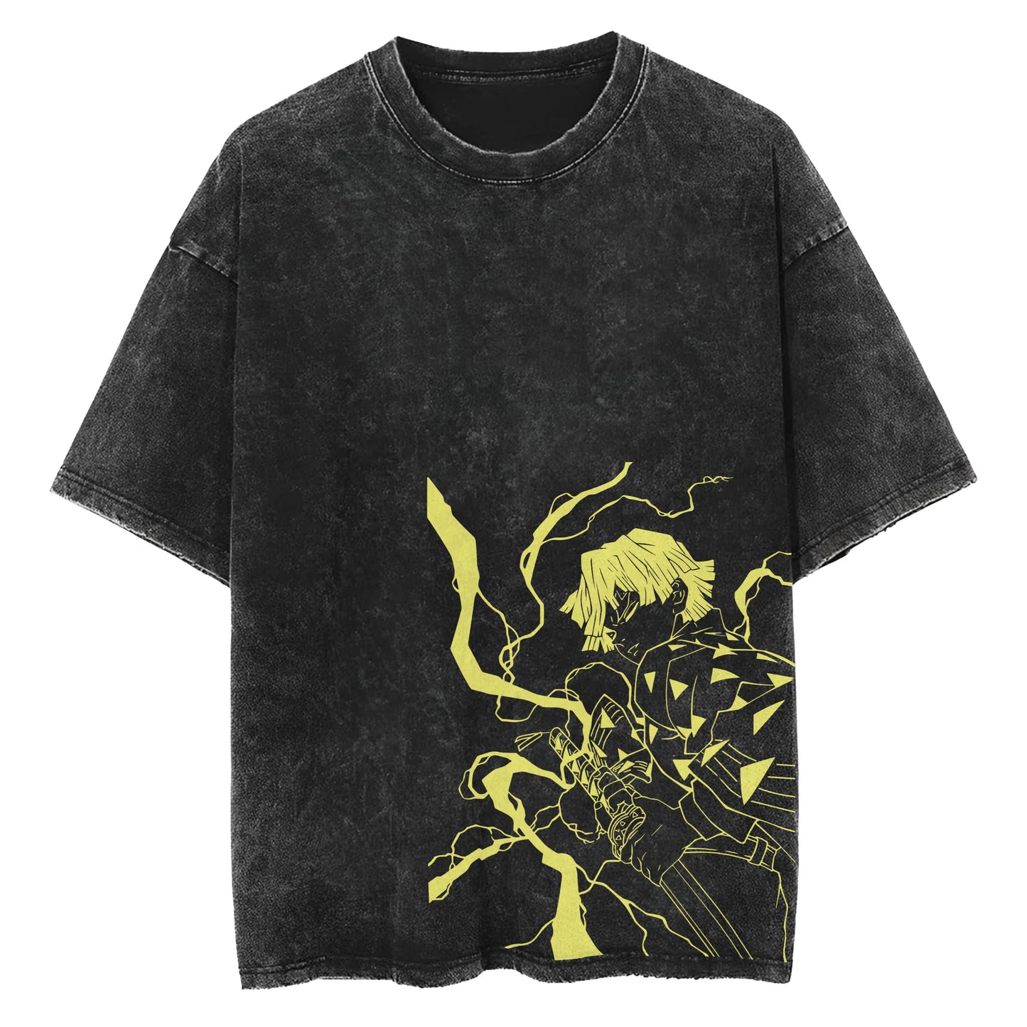 Blade of Demon Hunters Thunder Breather V2 Vintage T-Shirt