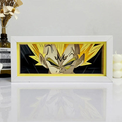 Boîte à lumière Dragon Ball Z Majin Vegeta V2