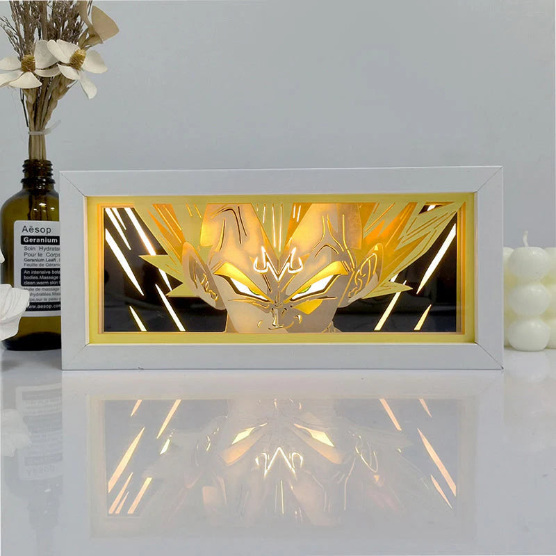 Boîte à lumière Dragon Ball Z Majin Vegeta V2