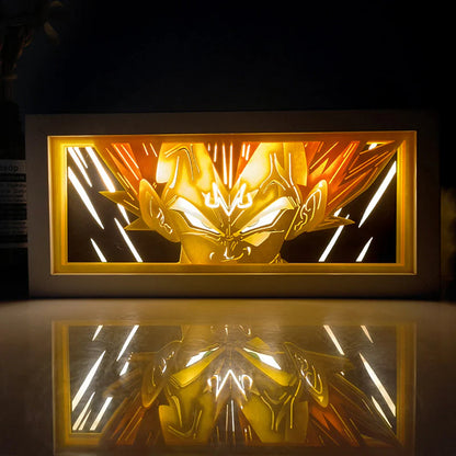 Boîte à lumière Dragon Ball Z Majin Vegeta V2