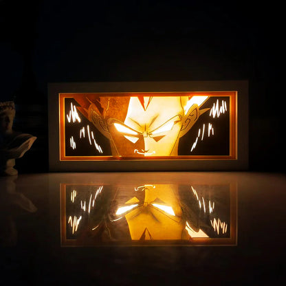 Boîte à lumière Dragon Ball Z Vegeta Super Saiyan