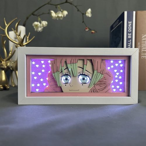 Boîte lumineuse Mitsuri Kanroji de Demon Slayer