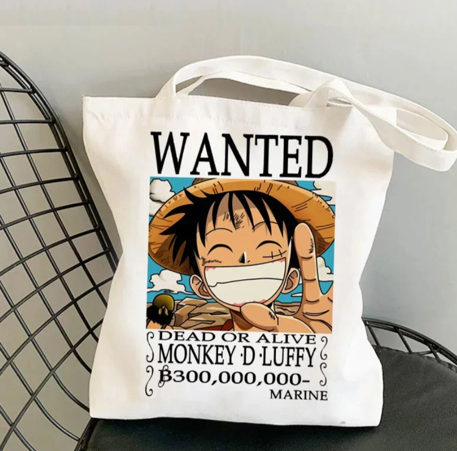 Sac fourre-tout One Piece Luffy WANTED