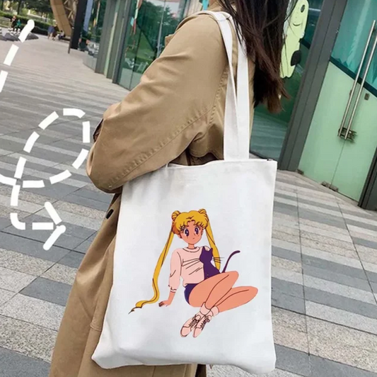 Sailor Moon & Luna Tote Bag