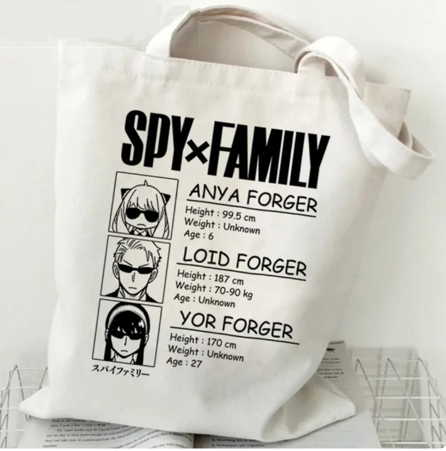 Spy x Family WANTED Tote Bag