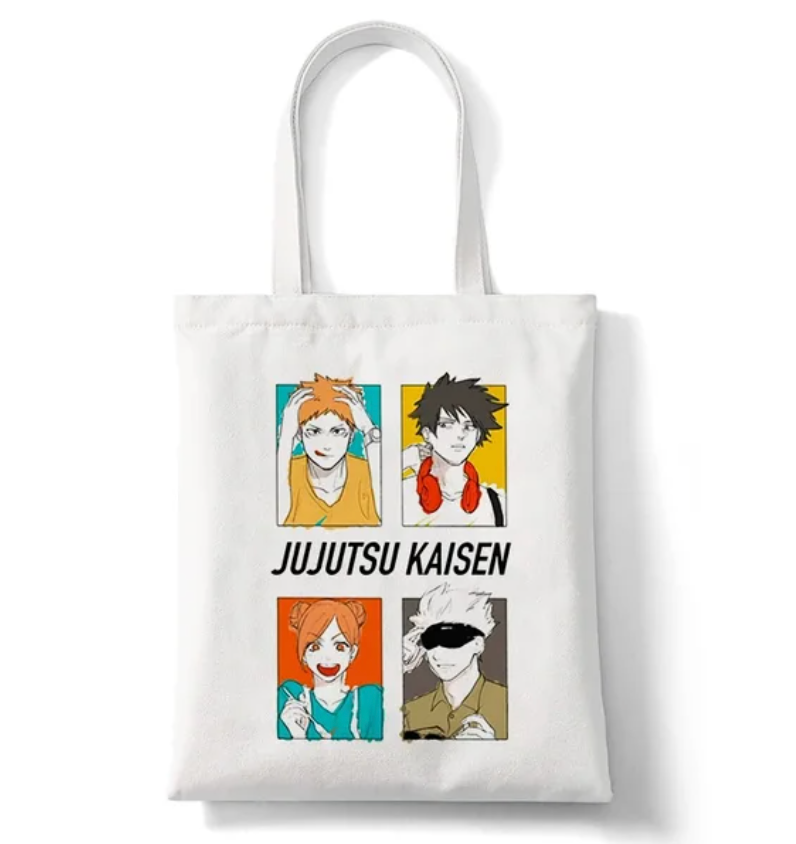 Jujutsu Kaisen Retro Tote Bag