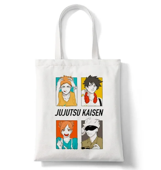 Jujutsu Kaisen Retro Tote Bag