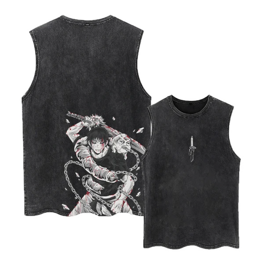 Jujutsu Kaisen Toji Fushiguro V3 Tank Top