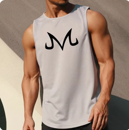 Dragon Ball Z Majin Logo Quick Dry Tank Top